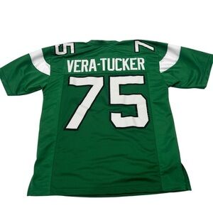 New York Jets football jersey with the name VERA-TUCKER